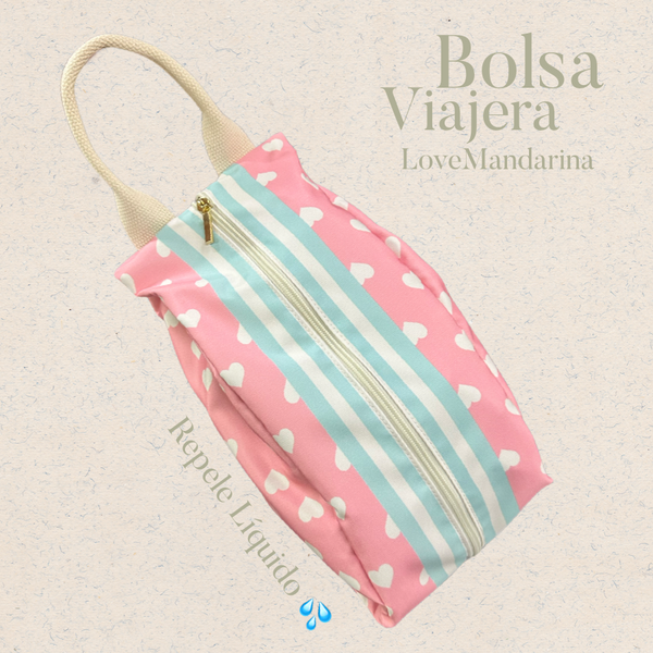 Bolsa Viajera Love Mandarina