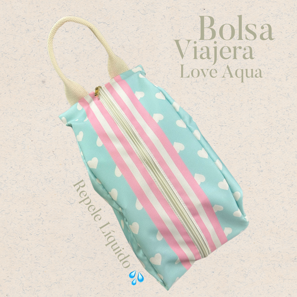 Bolsa Viajera Love Aqua