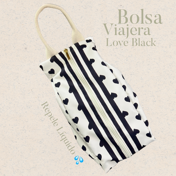 Bolsa Viajera Love Black