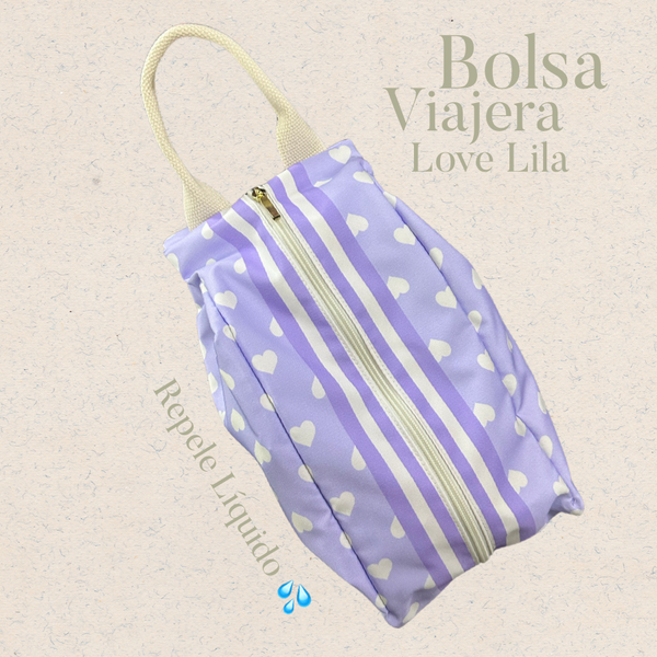 Bolsa Viajera Love Lila