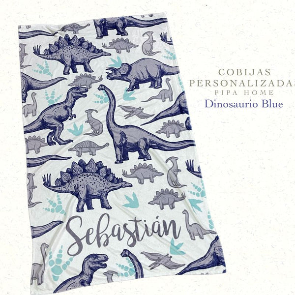 Cobija Dinosaurio Blue