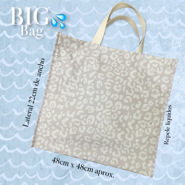 Big Bag Animal Print Beige