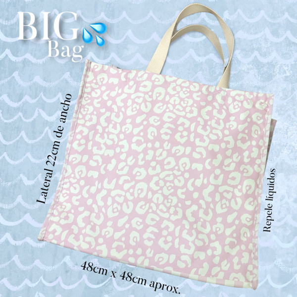 Big Bag Animal Print Rosa